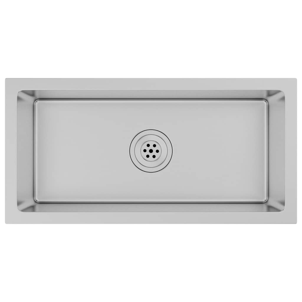 Kjøkkenvask Håndlaget rustfritt stål