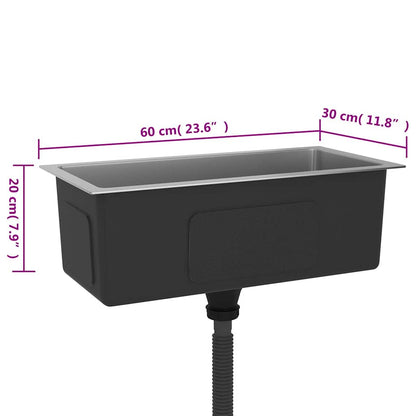 Kjøkkenvask Håndlaget rustfritt stål