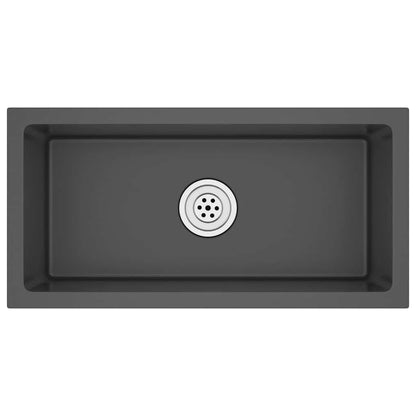 Kjøkkenvask Håndlaget Svart rustfritt stål