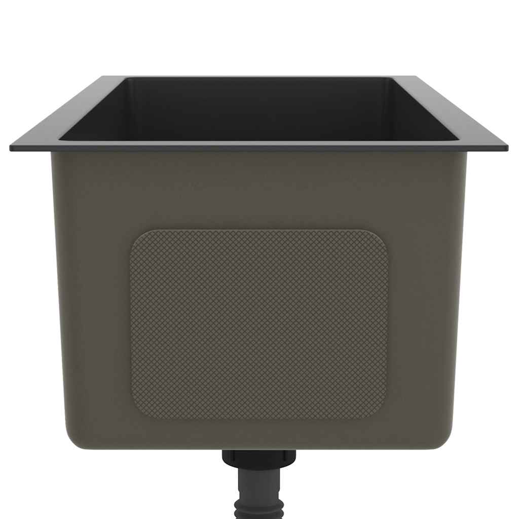 Kjøkkenvask Håndlaget Svart rustfritt stål