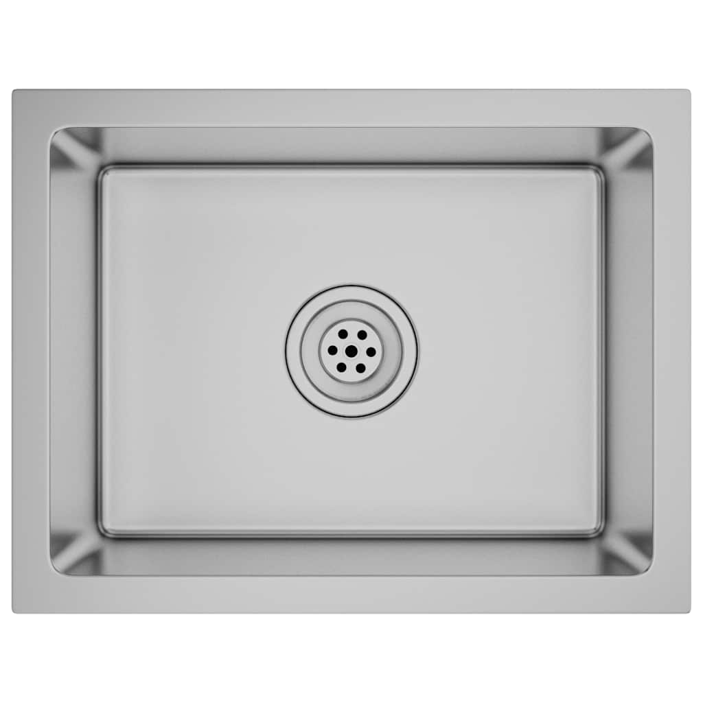 Kjøkkenvask Håndlaget rustfritt stål