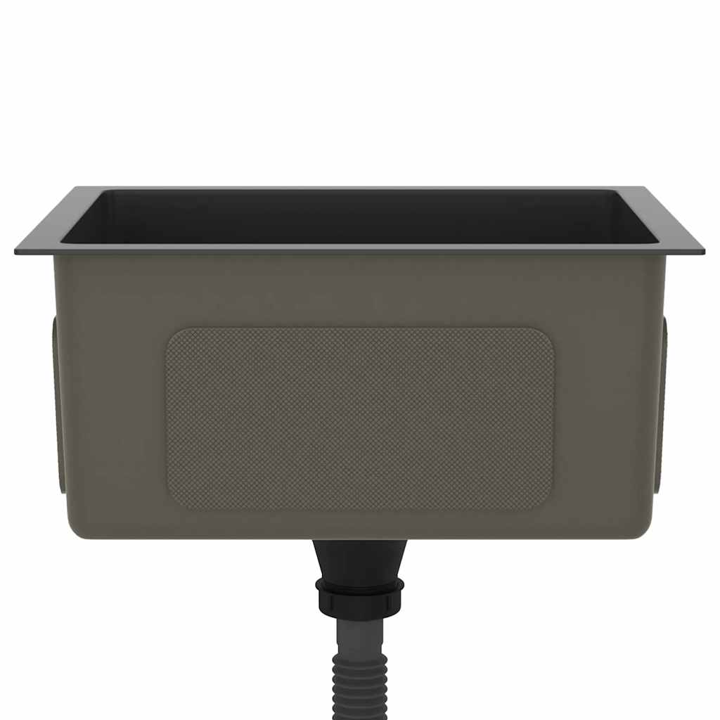 Kjøkkenvask Håndlaget Svart rustfritt stål