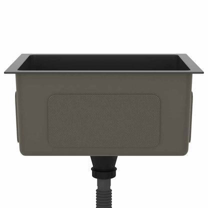 Kjøkkenvask Håndlaget Svart rustfritt stål