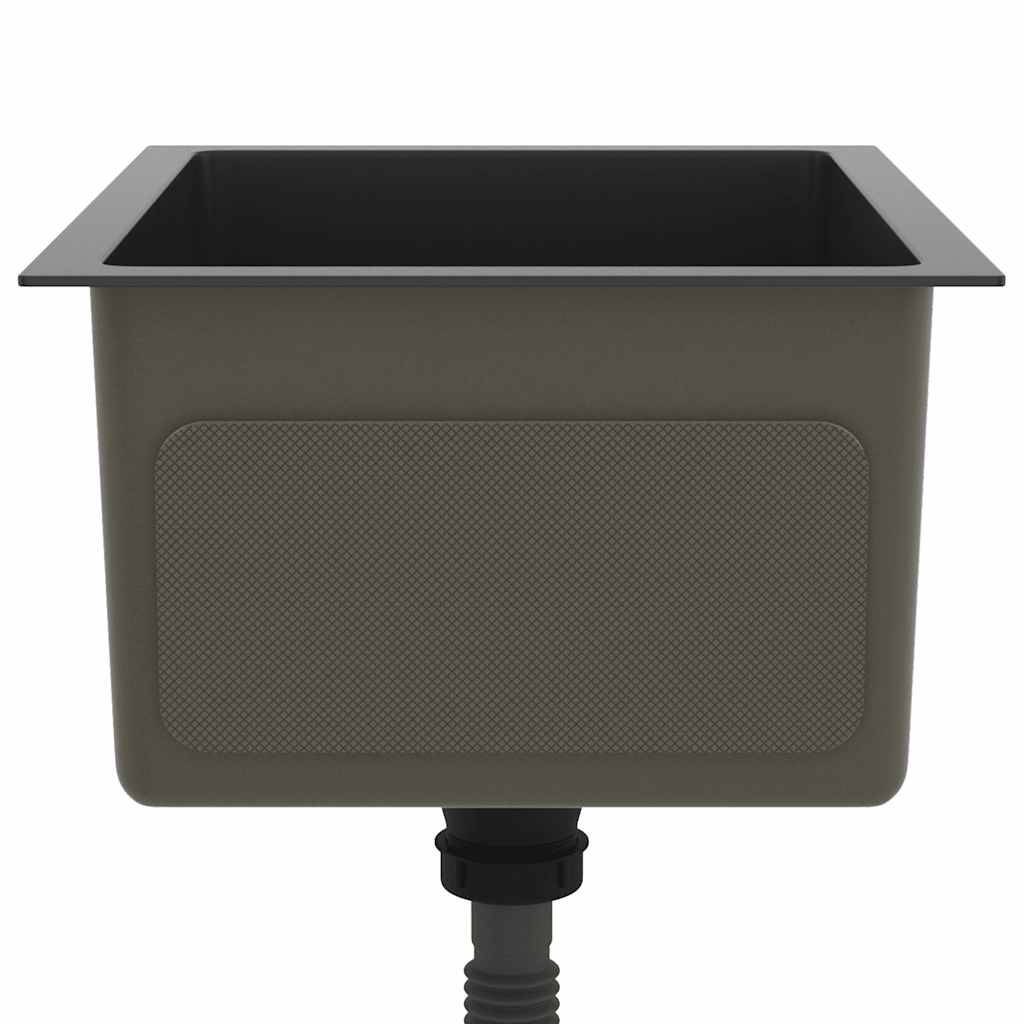 Kjøkkenvask Håndlaget Svart rustfritt stål