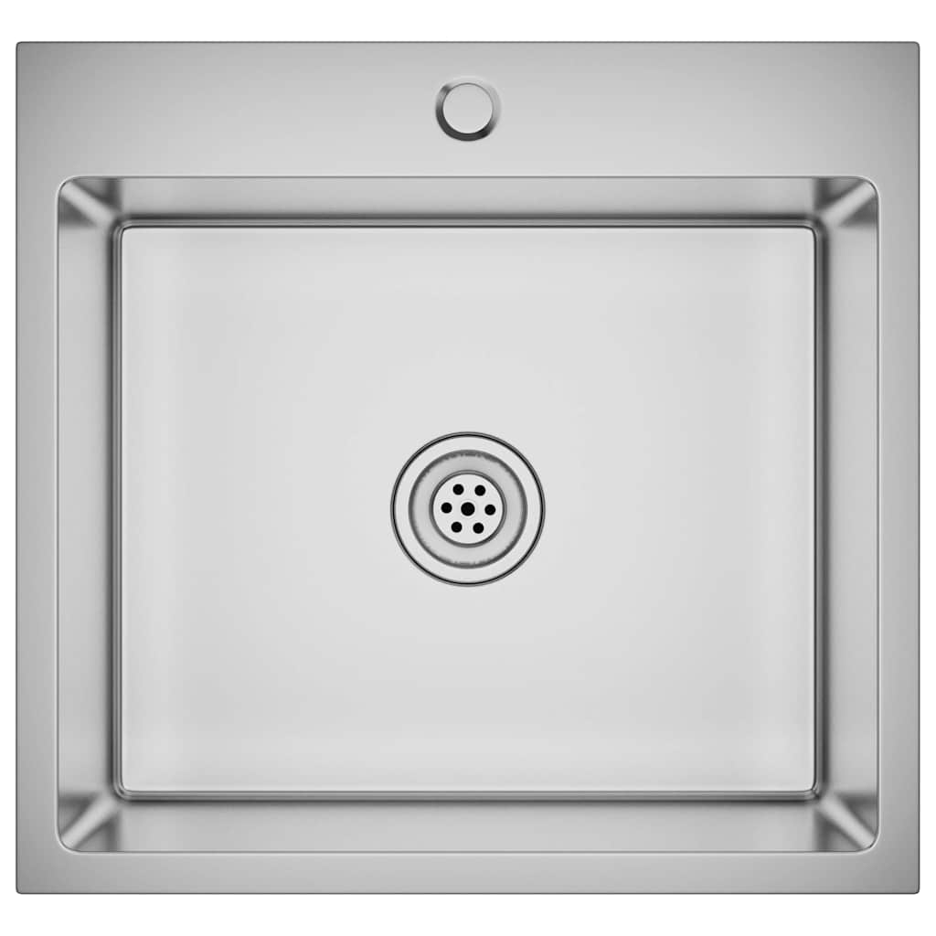 Kjøkkenvask Håndlaget rustfritt stål