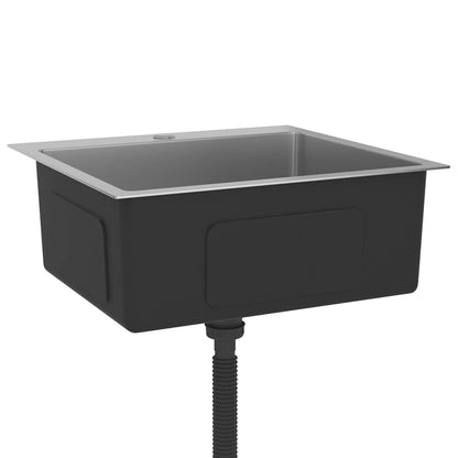 Kjøkkenvask Håndlaget rustfritt stål