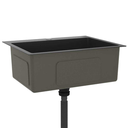 Kjøkkenvask Håndlaget Svart rustfritt stål