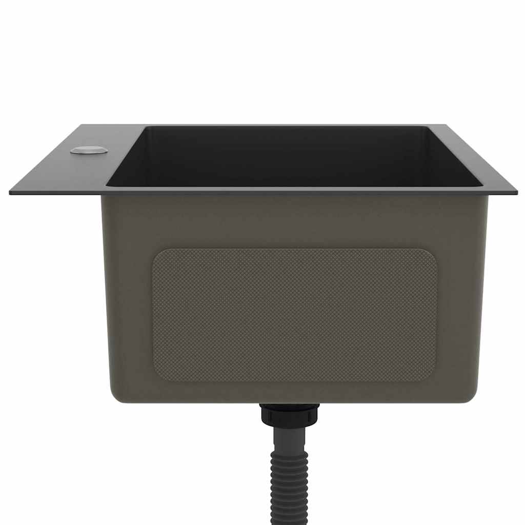 Kjøkkenvask Håndlaget Svart rustfritt stål