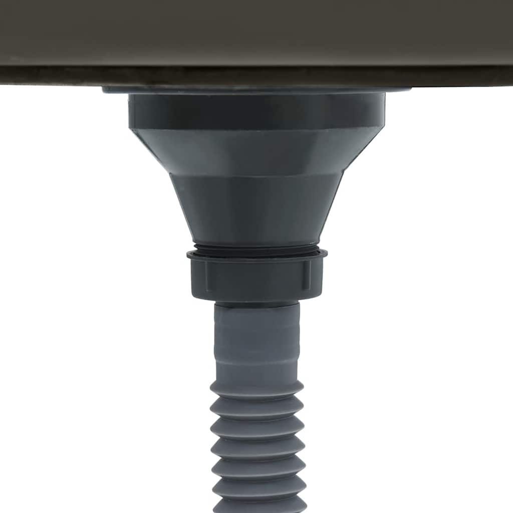 Kjøkkenvask Håndlaget Svart rustfritt stål