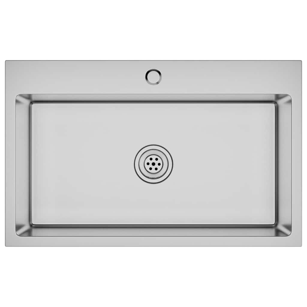 Kjøkkenvask Håndlaget rustfritt stål