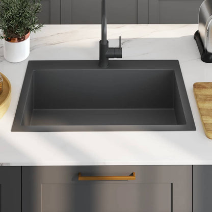 Kjøkkenvask Håndlaget Svart rustfritt stål