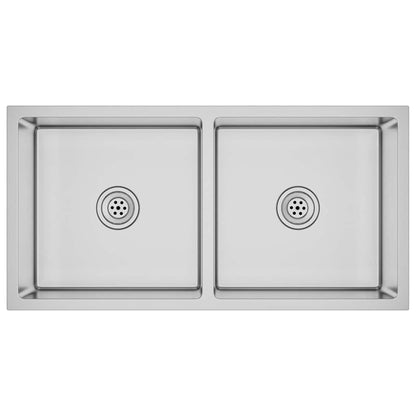 Kjøkkenvask Håndlaget rustfritt stål