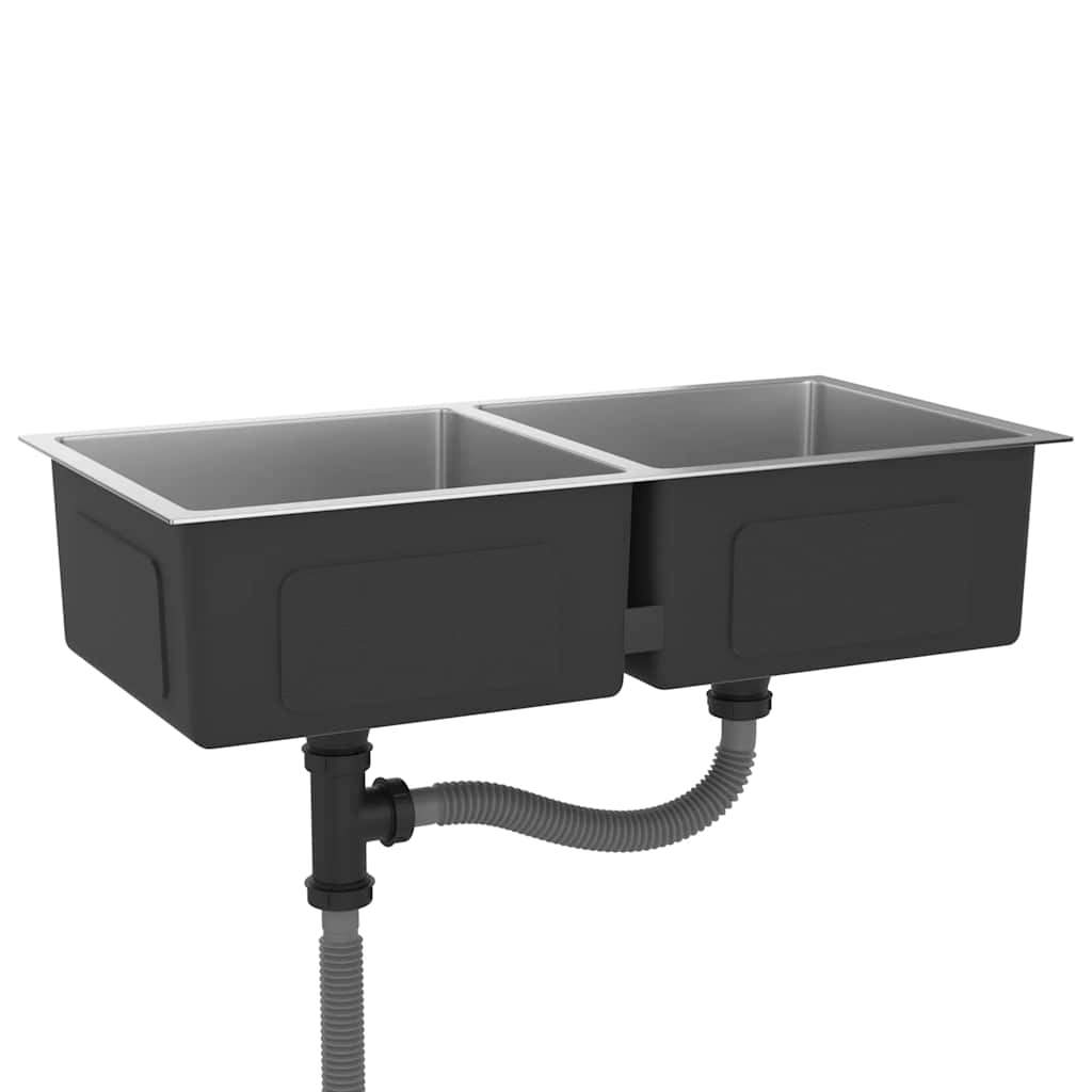 Kjøkkenvask Håndlaget rustfritt stål