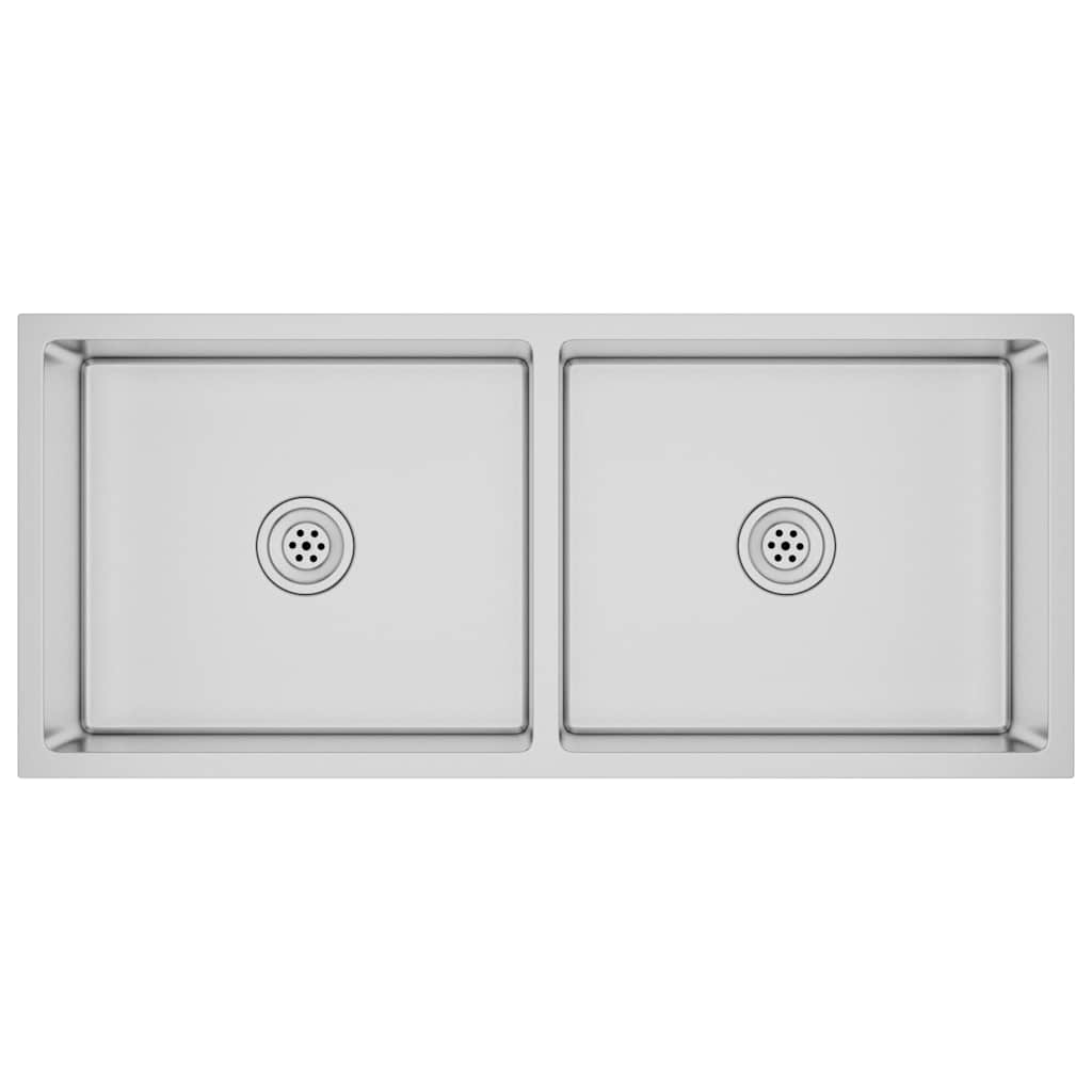 Kjøkkenvask Håndlaget rustfritt stål