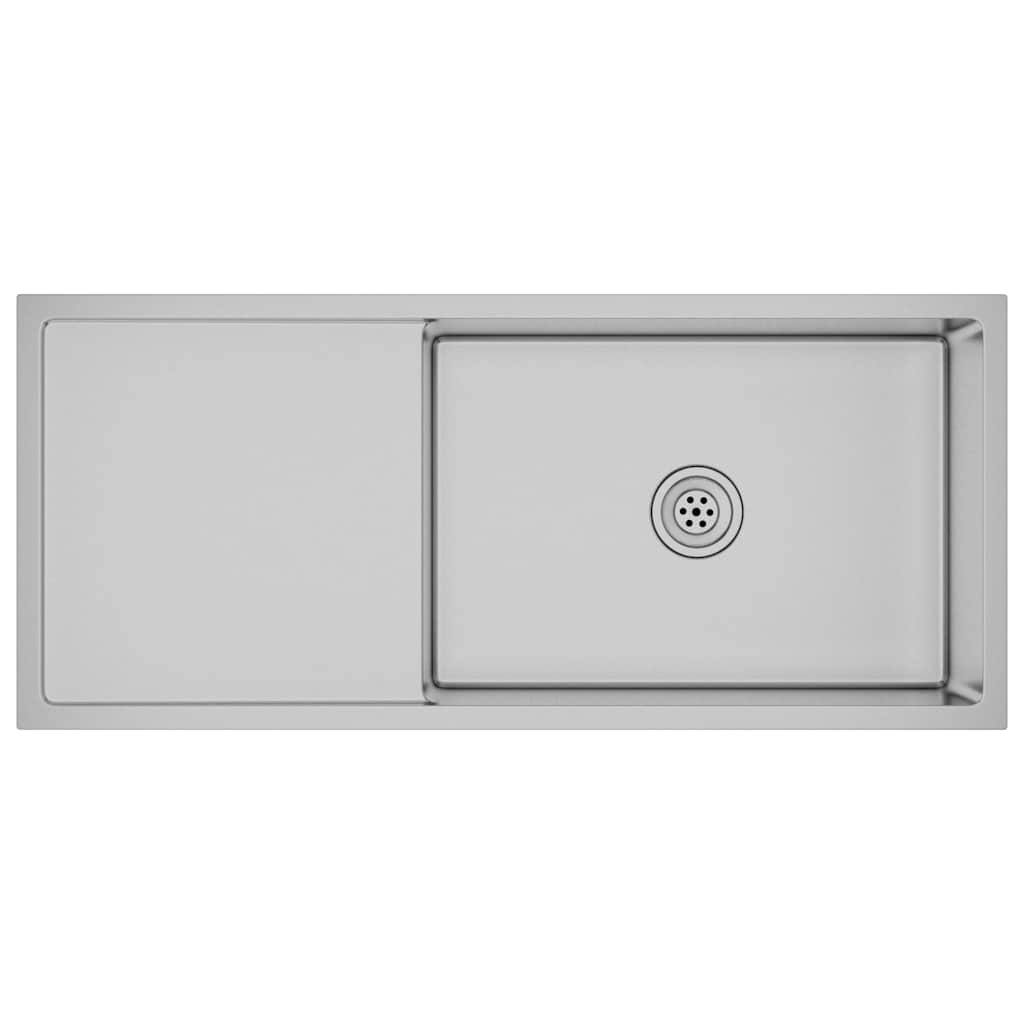 Kjøkkenvask Håndlaget rustfritt stål