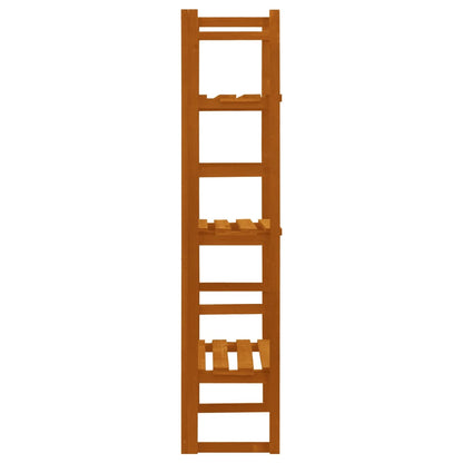 Plantestativ med espalier oransje 60x30x140 cm heltre gran
