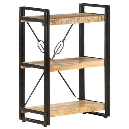 Bokhylle Tre 3 etasjer 60x30x80 cm heltre mango