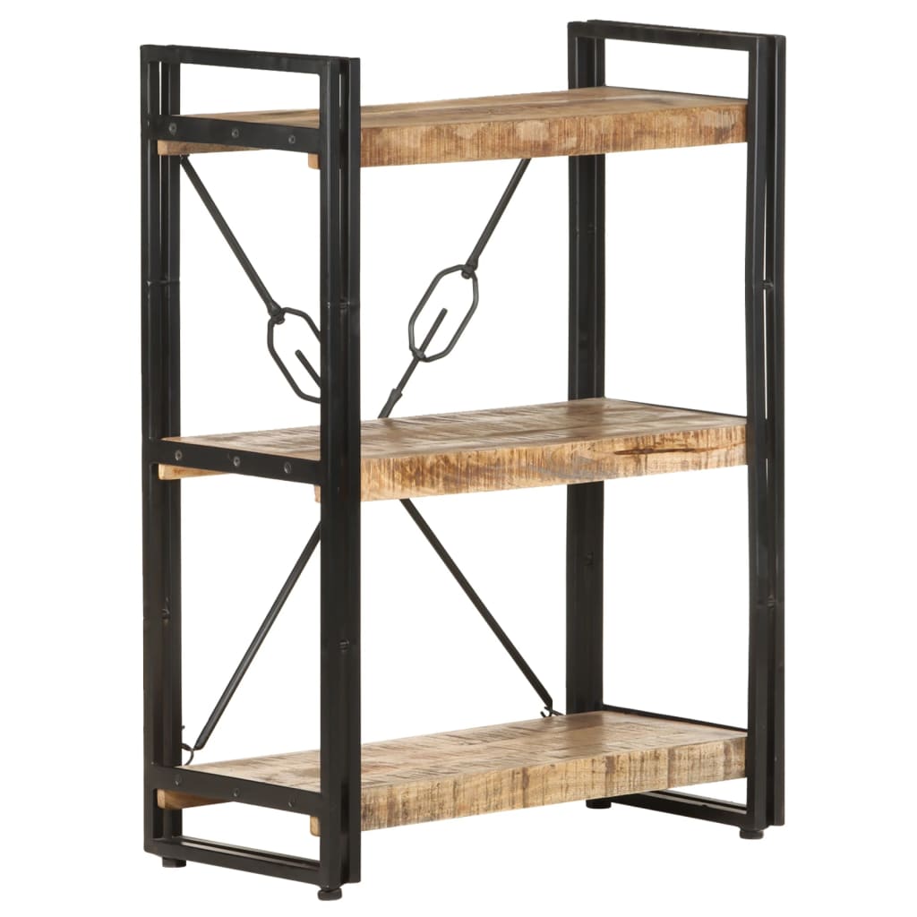 Bokhylle Tre 3 etasjer 60x30x80 cm heltre mango