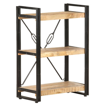 Bokhylle Tre 3 etasjer 60x30x80 cm heltre mango