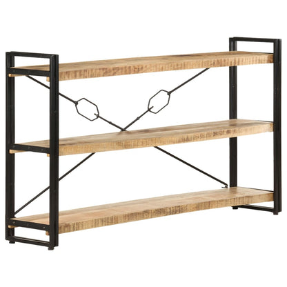 Bokhylle Tre 3 etasjer 140x30x80 cm heltre mango