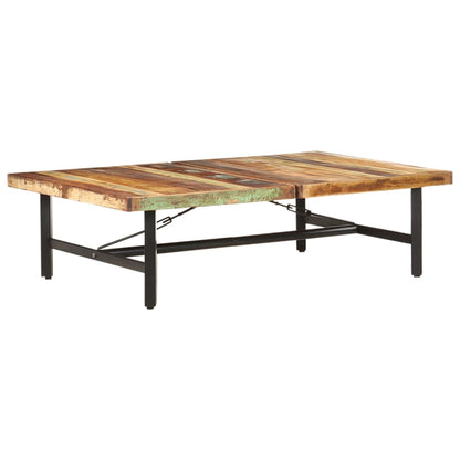 Salongbord Sofabord Tre 142x90x42 cm gjenvunnet heltre