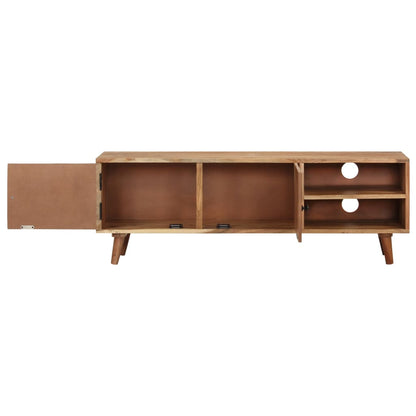 TV-Møbel Tre TV-benk heltre akasie 115x30x39 cm