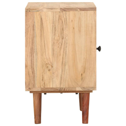 Nattbord Sengbord Tre Heltre Akasietre 40x30x50 cm