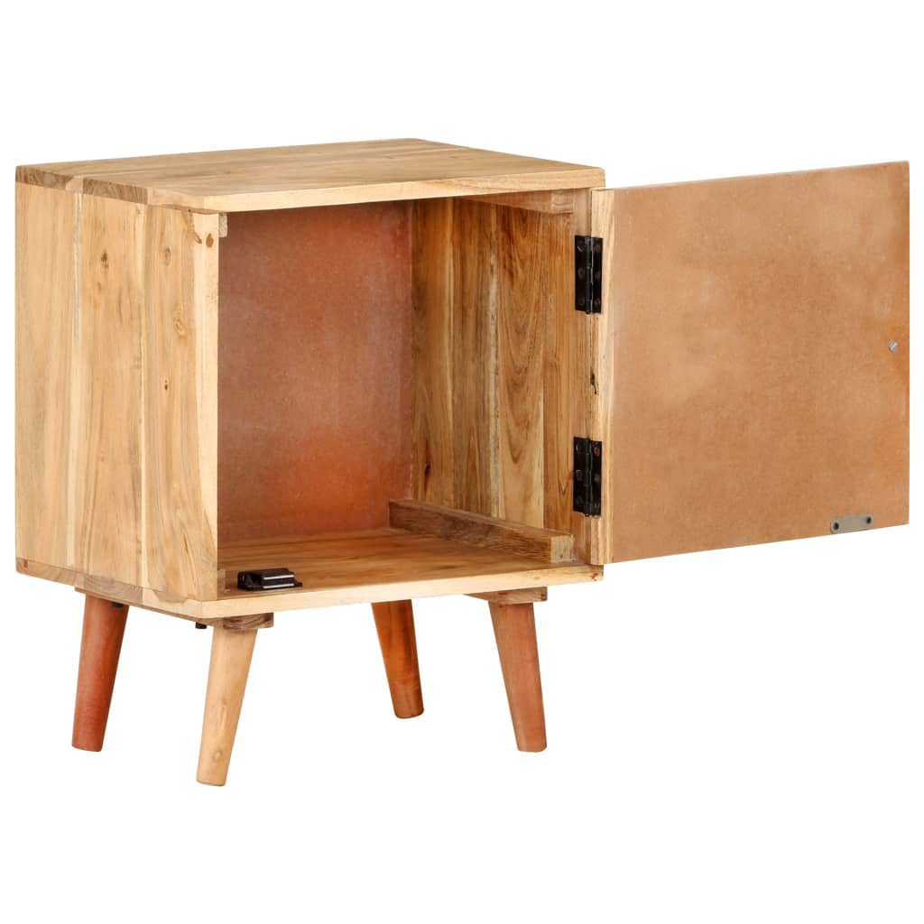 Nattbord Sengbord Tre Heltre Akasietre 40x30x50 cm