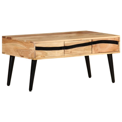 Salongbord Sofabord Tre heltre akasie 88x50x42 cm
