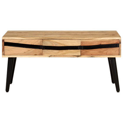 Salongbord Sofabord Tre heltre akasie 88x50x42 cm