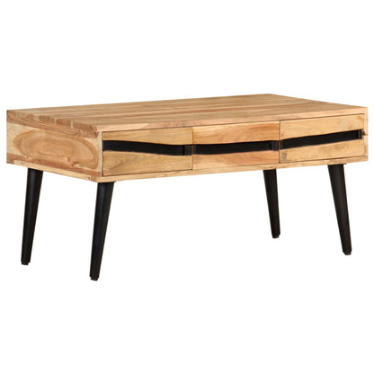 Salongbord Sofabord Tre heltre akasie 88x50x42 cm