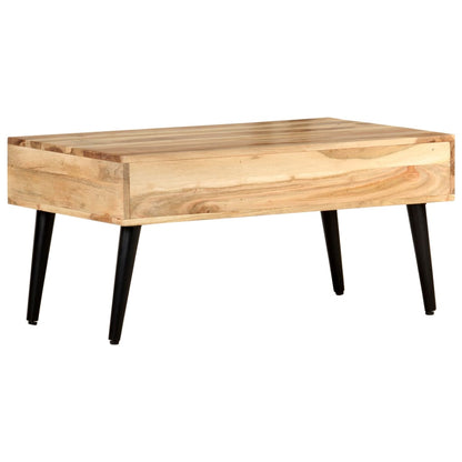 Salongbord Sofabord Tre heltre akasie 88x50x42 cm