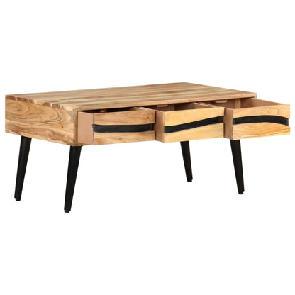 Salongbord Sofabord Tre heltre akasie 88x50x42 cm