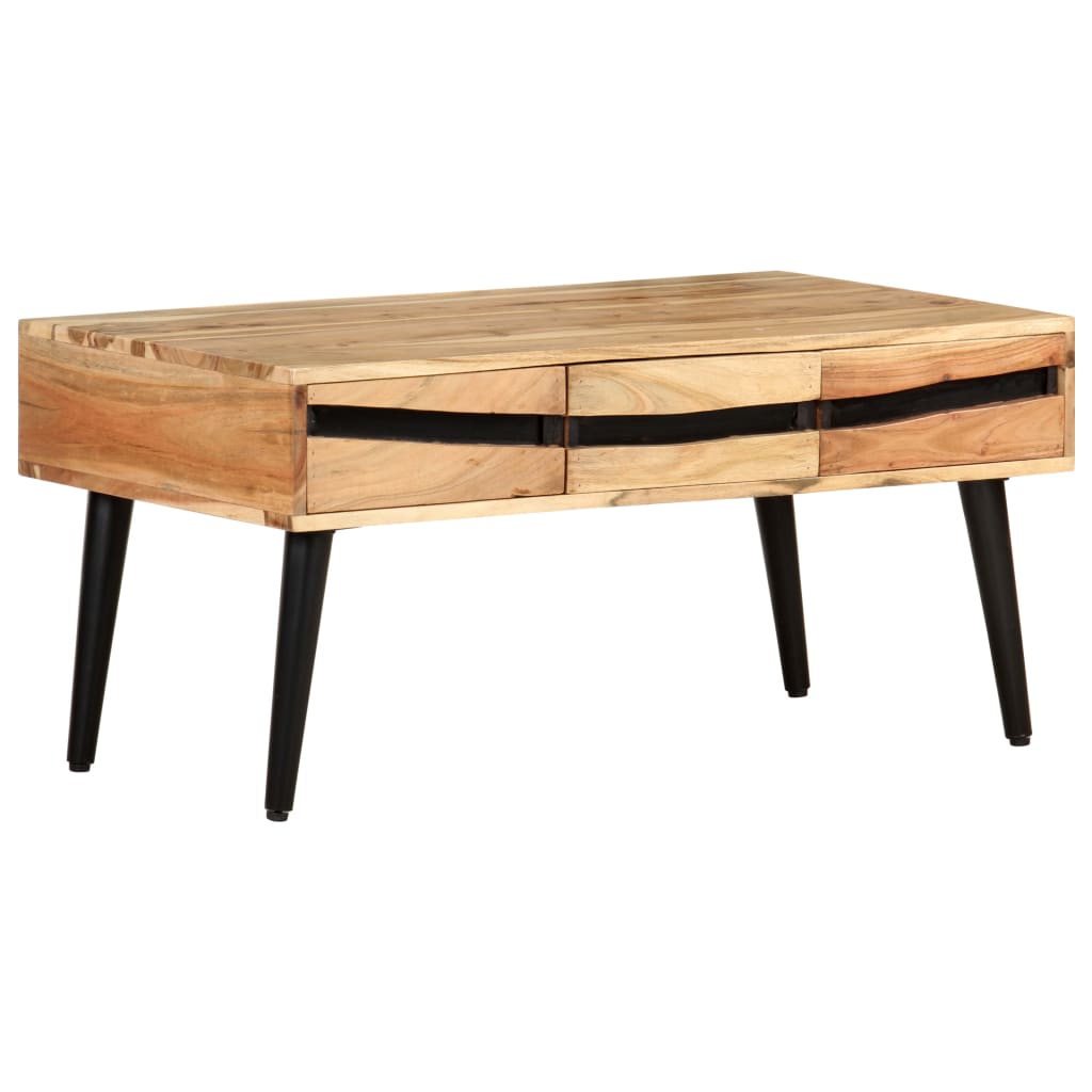 Salongbord Sofabord Tre heltre akasie 88x50x42 cm