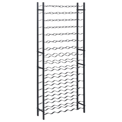 Vinstativ for 96 flasker Svart jern