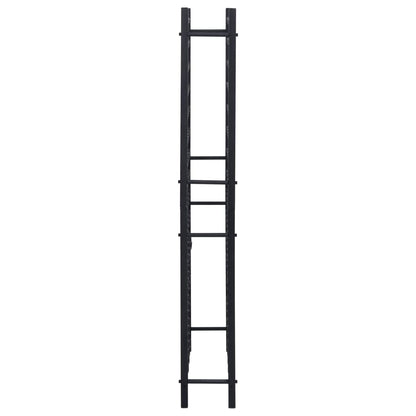 Vinstativ for 96 flasker Svart jern