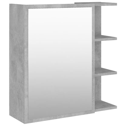 Baderomsspeil Skap Betonggrå 62,5x20,5x64 cm