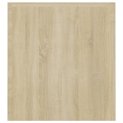 TV-Møbel Sonoma Eik TV-benk med LED-lys 120x35x40 cm