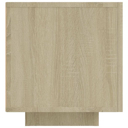 TV-Møbel Sonoma Eik TV-benk med LED-lys 160x35x40 cm