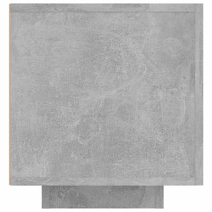 TV-Møbel Betonggrå TV-benk med LED-lys 160x35x40 cm