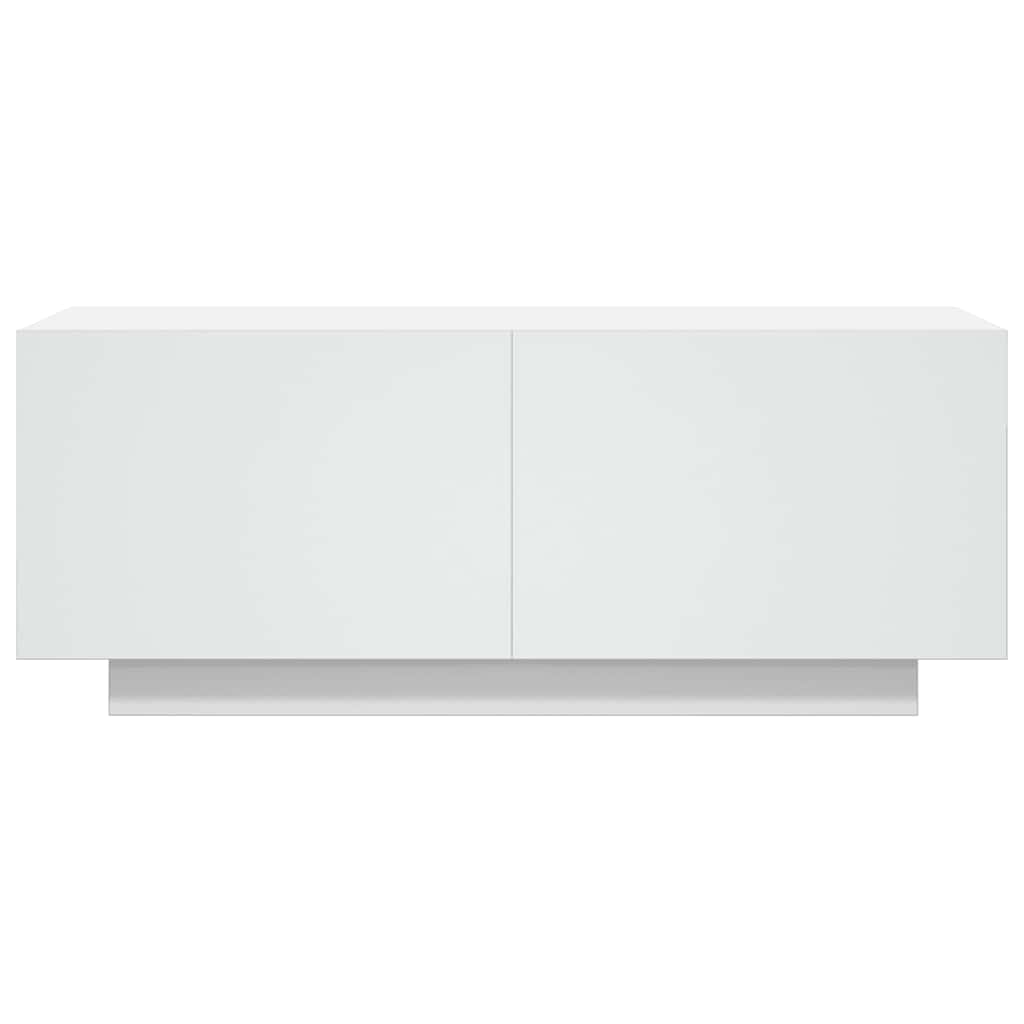 TV-Møbel Hvit Tv-benk 100x35x40 cm