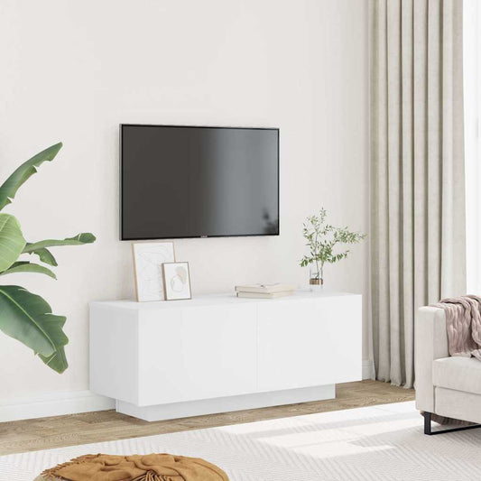 TV-Møbel Hvit Tv-benk 100x35x40 cm