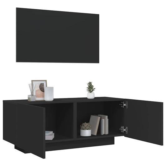 TV-Møbel Svart Tv-benk 100x35x40 cm