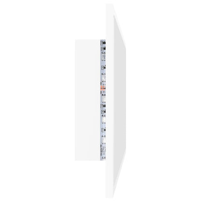 Baderomsspeil LED hvit 80x8,5x37 cm akryl