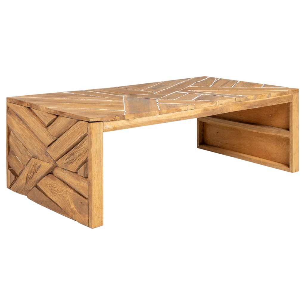 Salongbord Sofabord Tre heltre erosjon-design 110x35x38 cm