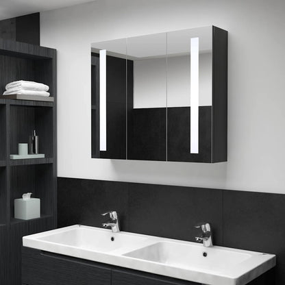 Baderomsspeil LED Speilskap til bad 89x14x62 cm