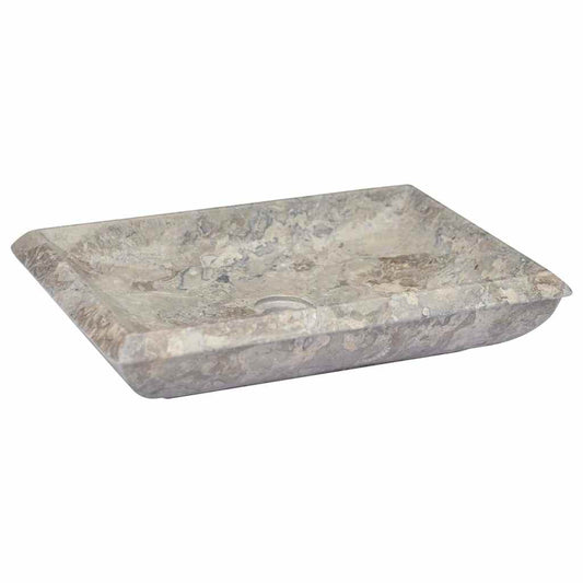 Baderomsvask 50x35x10 cm marmor grå