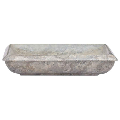 Baderomsvask 50x35x10 cm marmor grå