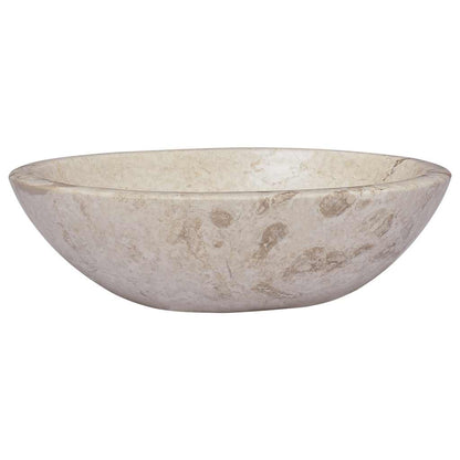 Baderomsvask 53x40x15 cm marmor kremhvit