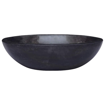 Baderomsvask 53x40x15 cm marmor Svart